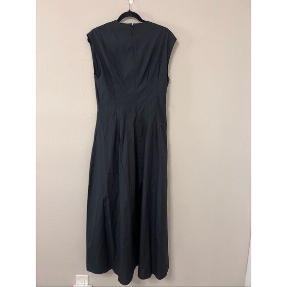 Rag & Bone Women's Black Ines Cotton Poplin Sleeveless Maxi Dress Size 8 NWOT - Picture 12 of 15